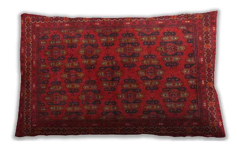 Weekend Savings Fiesta Traditional Classic Indoor Outdoor Rectangular Brown Red Lumbar Throw Pillow, 13 inch by 19 inch, lbtr1188 Weekend Savings Fiesta Traditional Classic Indoor Outdoor Rectangular Brown Red Lumbar Throw Pillow, 13 inch by 19 inch, lbtr1188