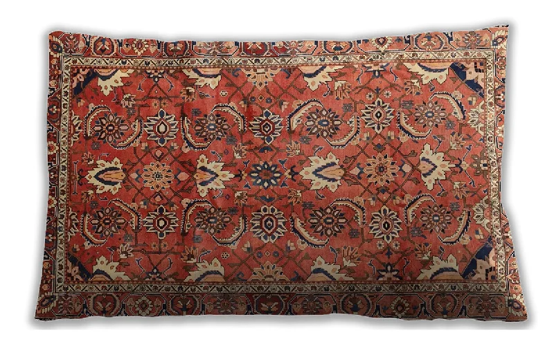 Weekend Specials to Enjoy Traditional Classic Indoor Outdoor Rectangular Brown Sand Brown Lumbar Throw Pillow, 13 inch by 19 inch, lbtr1206