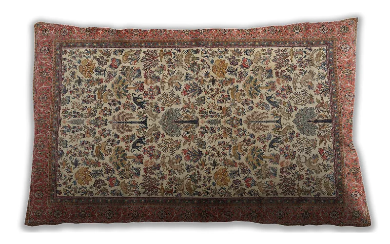Act Fast Traditional Classic Indoor Outdoor Rectangular Brown Red Lumbar Throw Pillow, 13 inch by 19 inch, lbtr2634 Act Fast Traditional Classic Indoor Outdoor Rectangular Brown Red Lumbar Throw Pillow, 13 inch by 19 inch, lbtr2634