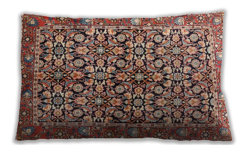 Super Deal Traditional Classic Indoor Outdoor Rectangular Brown Red Lumbar Throw Pillow, 13 inch by 19 inch, lbtr3003 Super Deal Traditional Classic Indoor Outdoor Rectangular Brown Red Lumbar Throw Pillow, 13 inch by 19 inch, lbtr3003