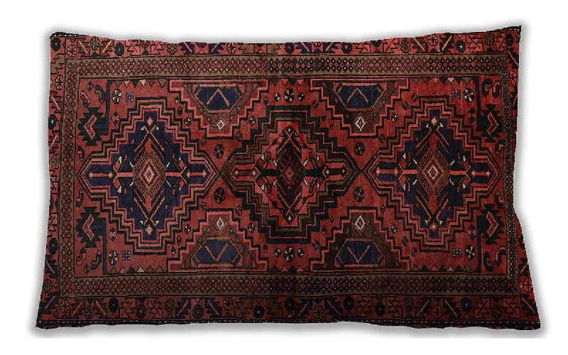 Exclusive Deal Traditional Classic Indoor Outdoor Rectangular Brown Red Lumbar Throw Pillow, 13 inch by 19 inch, lbtr3136 Exclusive Deal Traditional Classic Indoor Outdoor Rectangular Brown Red Lumbar Throw Pillow, 13 inch by 19 inch, lbtr3136