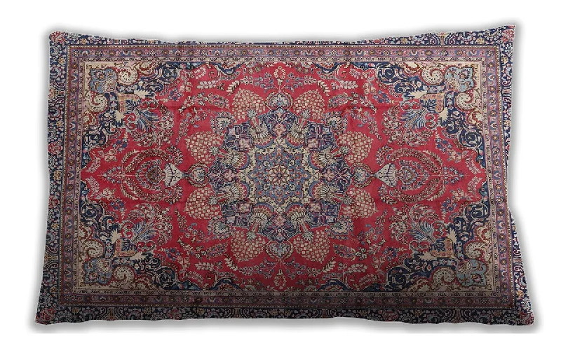 Savings Galore Traditional Classic Indoor Outdoor Rectangular Brown Red Lumbar Throw Pillow, 13 inch by 19 inch, lbtr4097 Savings Galore Traditional Classic Indoor Outdoor Rectangular Brown Red Lumbar Throw Pillow, 13 inch by 19 inch, lbtr4097