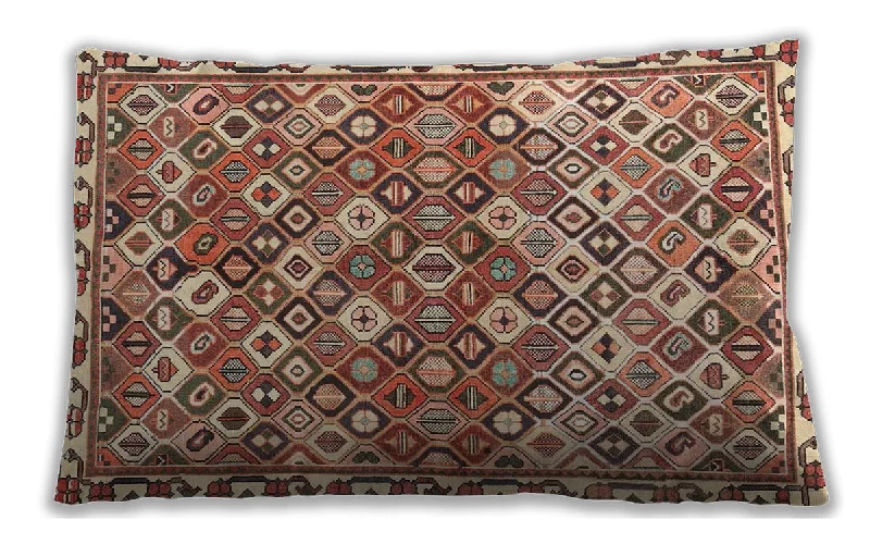 Daily Special Traditional Classic Indoor Outdoor Rectangular Brown Red Lumbar Throw Pillow, 13 inch by 19 inch, lbtr4426 Daily Special Traditional Classic Indoor Outdoor Rectangular Brown Red Lumbar Throw Pillow, 13 inch by 19 inch, lbtr4426