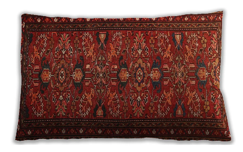 Weekend Discounts to Enjoy Traditional Classic Indoor Outdoor Rectangular Brown Red Lumbar Throw Pillow, 13 inch by 19 inch, lbtr994 Weekend Discounts to Enjoy Traditional Classic Indoor Outdoor Rectangular Brown Red Lumbar Throw Pillow, 13 inch by 19 inch, lbtr994