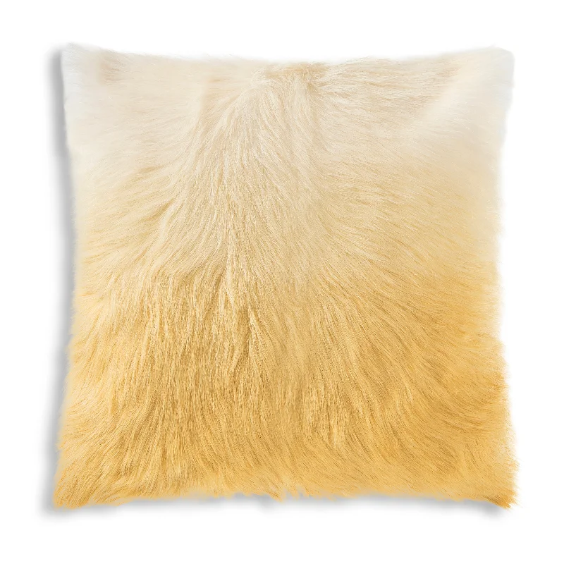 Hurry In Lhasa Yellow Pillow