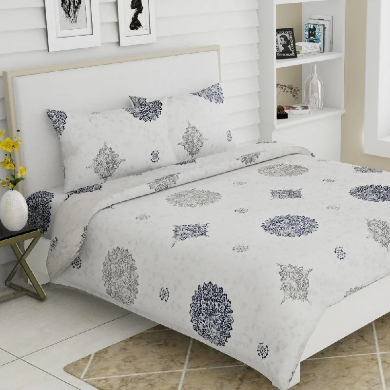 Weekend Special Luxurious Satin Print, 100% King Size Bedsheet, 300 TC, Monochrome Weekend Special Luxurious Satin Print, 100% King Size Bedsheet, 300 TC, Monochrome