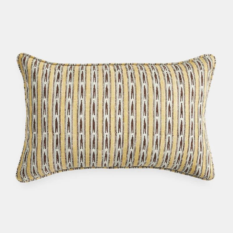 Weekend Savings Bonanza Mashru Mimosa Lumbar Pillow