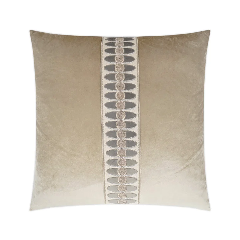 Unmissable Offer Mati Velvet Pillow, Taupe