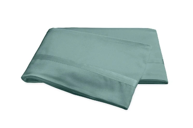 Special Buy Matouk Nocturne Sateen Bedding in Aquamarine