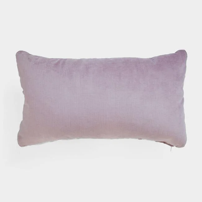 Weekend Shopping Extravaganza McKenzie Lilac Velvet Lumbar Pillow