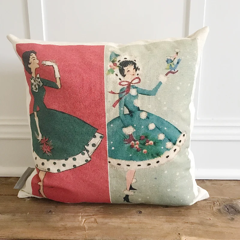 Weekend Discounts to Savor Mid Mod Ladies Pillow Cover