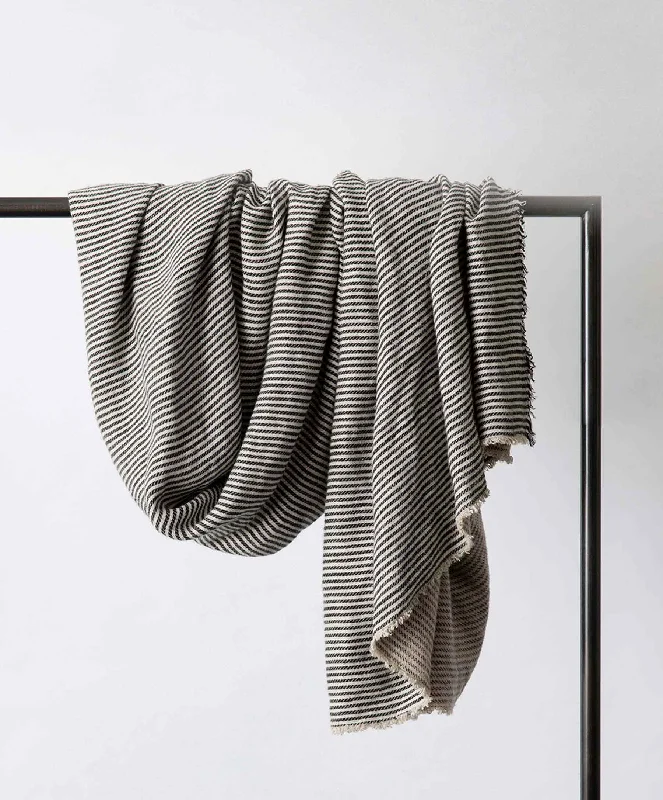Score The Best Deals Before Monday Mira Linen Throw - Ellis Stripe