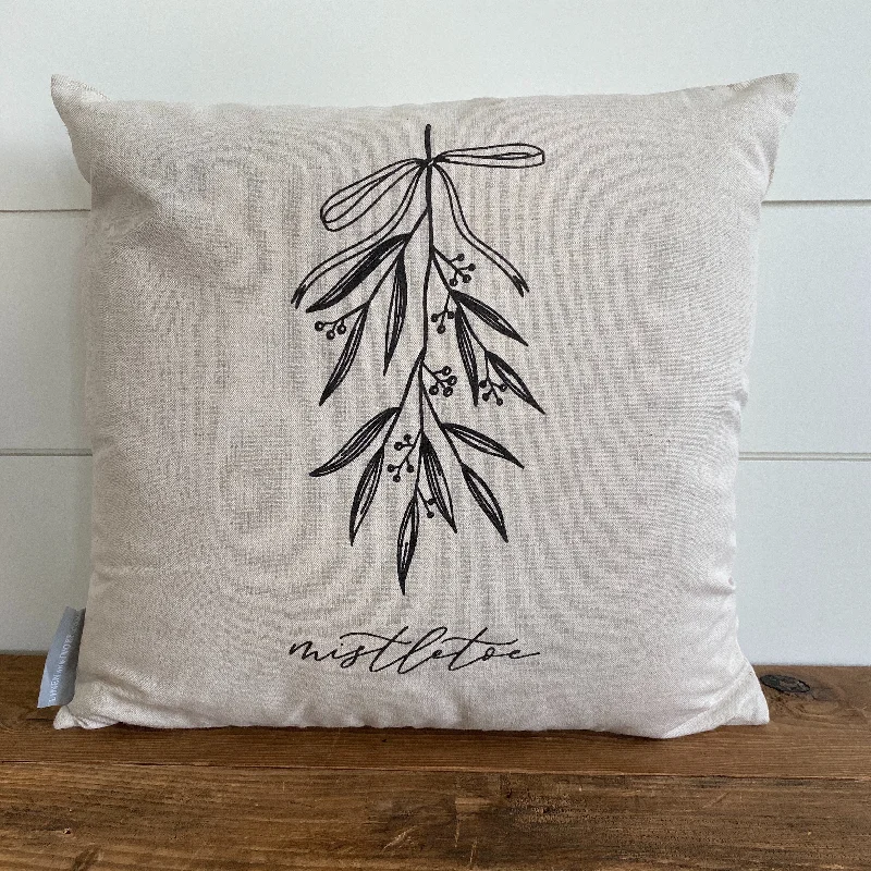 Lowest Prices This Weekend – Don't Miss Out Mistletoe Calligraphy Pillow Cover