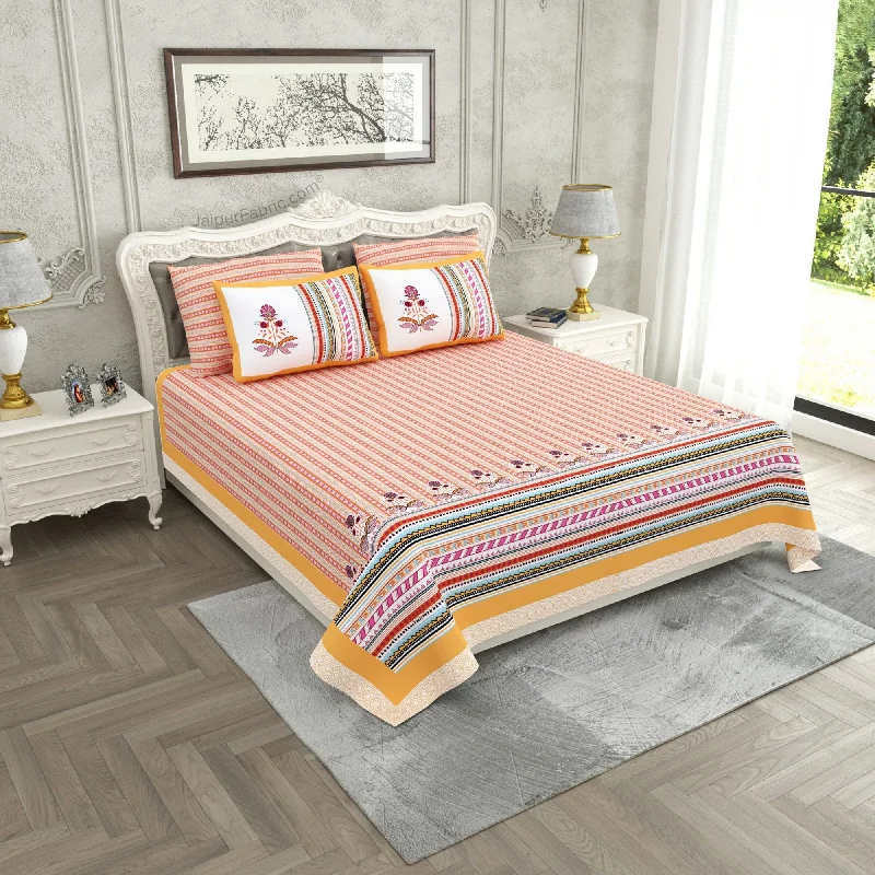 Time-Limited Discounts Just For You Modern Spread Yellow Cotton King Size Bedsheet Time-Limited Discounts Just For You Modern Spread Yellow Cotton King Size Bedsheet