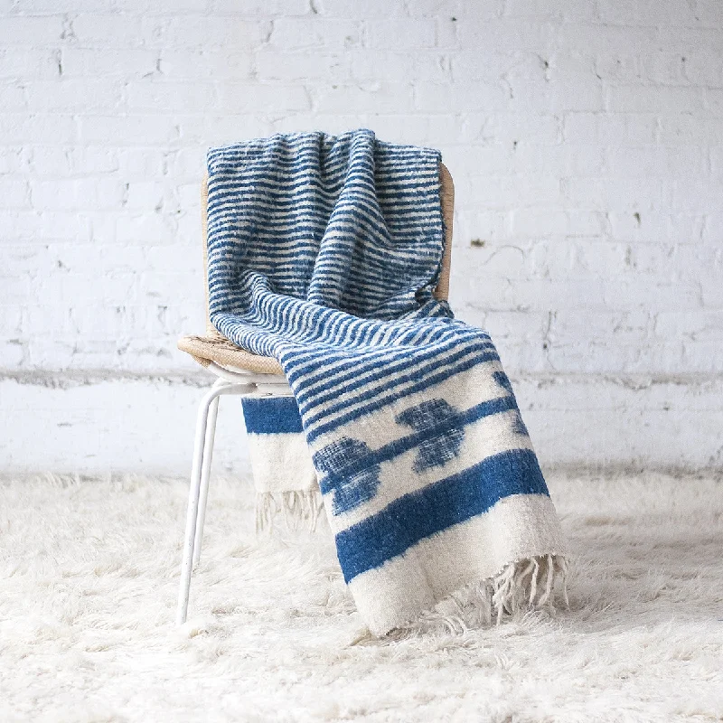 Flash Deals MOMO WOOL BLANKET | INDIGO
