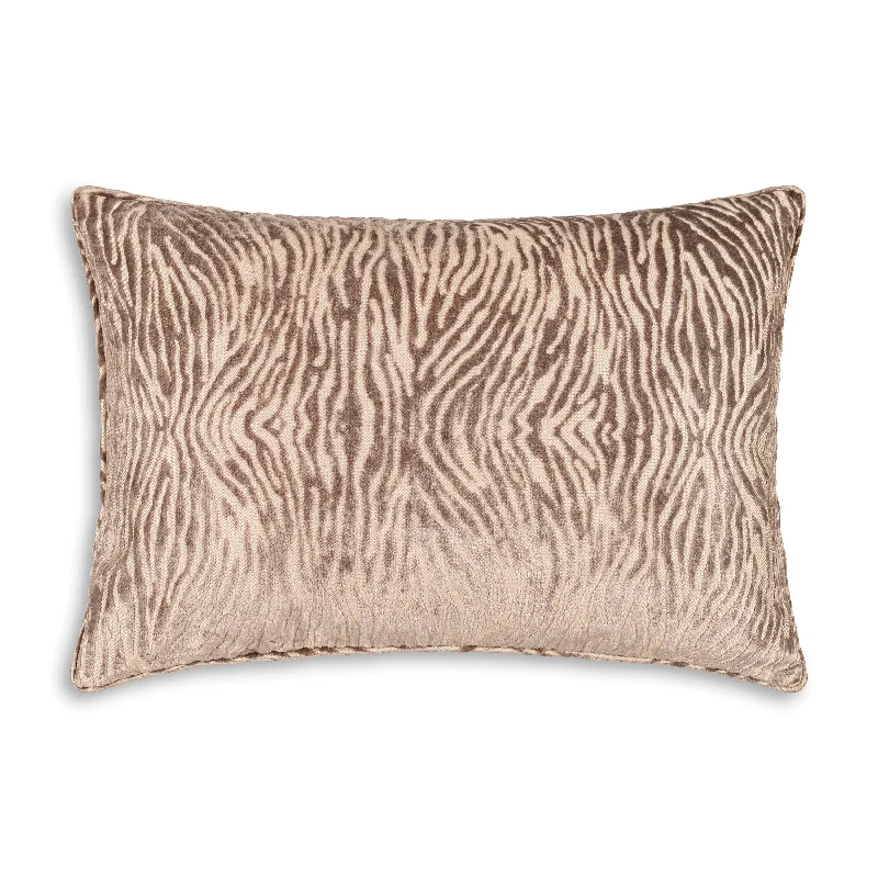 Weekend Offers That Please Nala Beige Jacquard Lumbar Pillow
