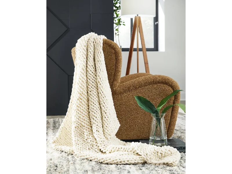 One-DAY Sale (Online Special Price) Chaddon Ivory Throw (Set of 3)