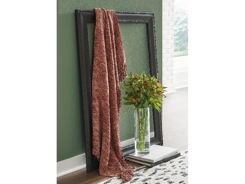 Final Sale (Online Special Price) Tamish Rust Throw (Set of 3)
