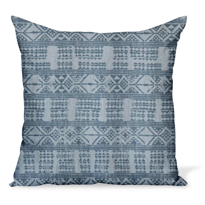 Your Shopping Spree Starts Here Peter Dunham Textiles Addis in Mist/Blue Pillow