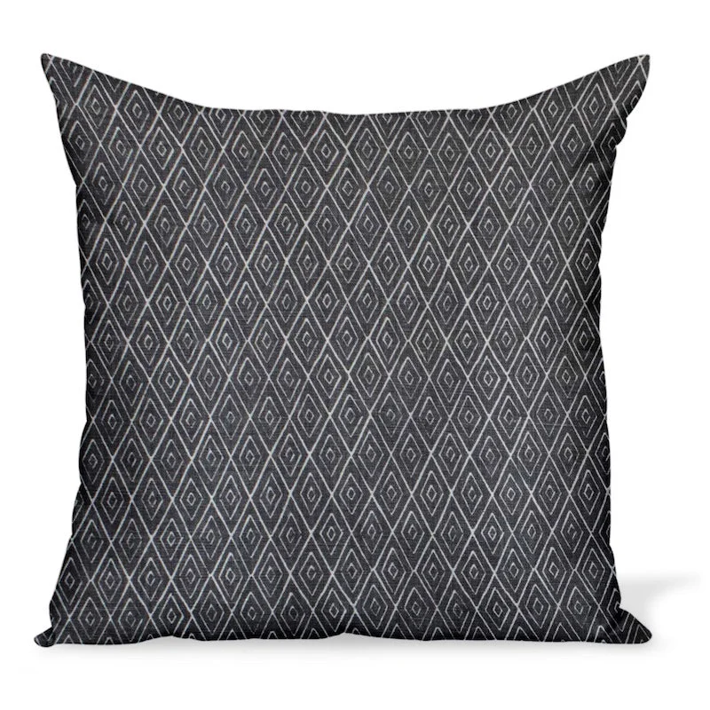 Snag The Best Bargains Before They're Over Peter Dunham Textiles Atlas in Charcoal Pillow
