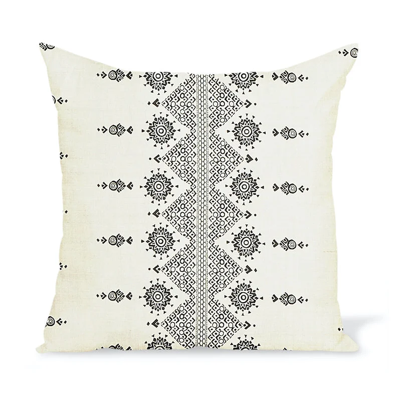 New Arrival Peter Dunham Textiles Carmania in Black on Natural Pillow