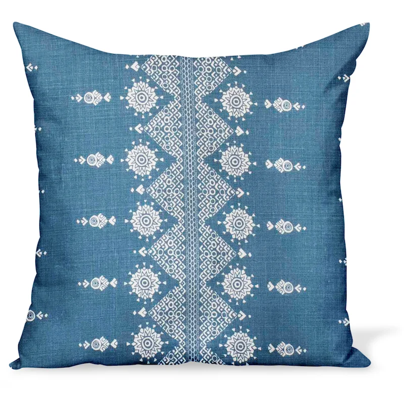 Last Chance Peter Dunham Textiles Carmania in Indigo Pillow