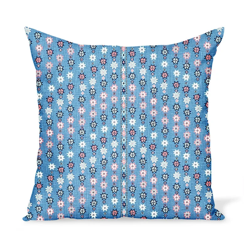 Price Meltdown Peter Dunham Textiles Cosima in Blue/Pink Pillow