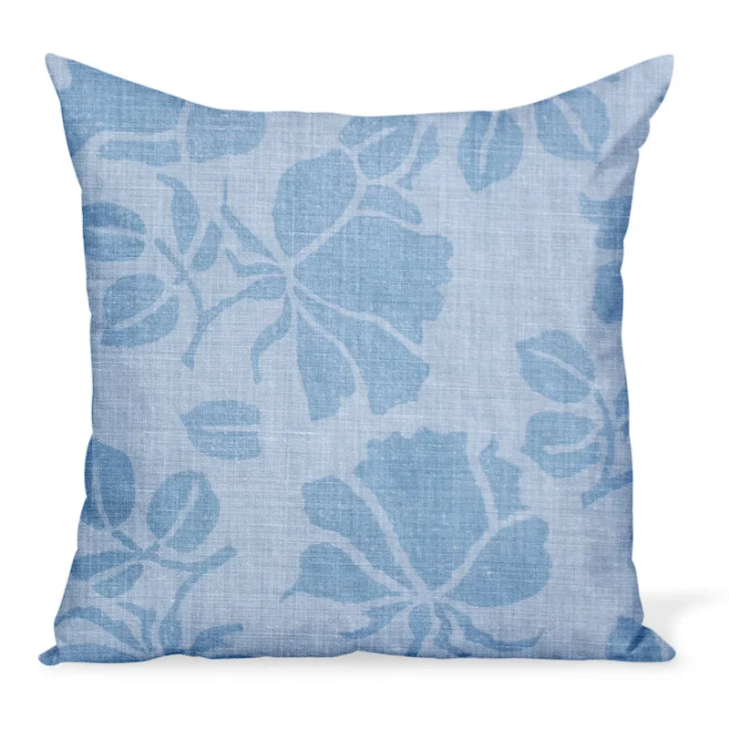 Stock Clearance Peter Dunham Textiles Emilia in Blue/Blue Pillow