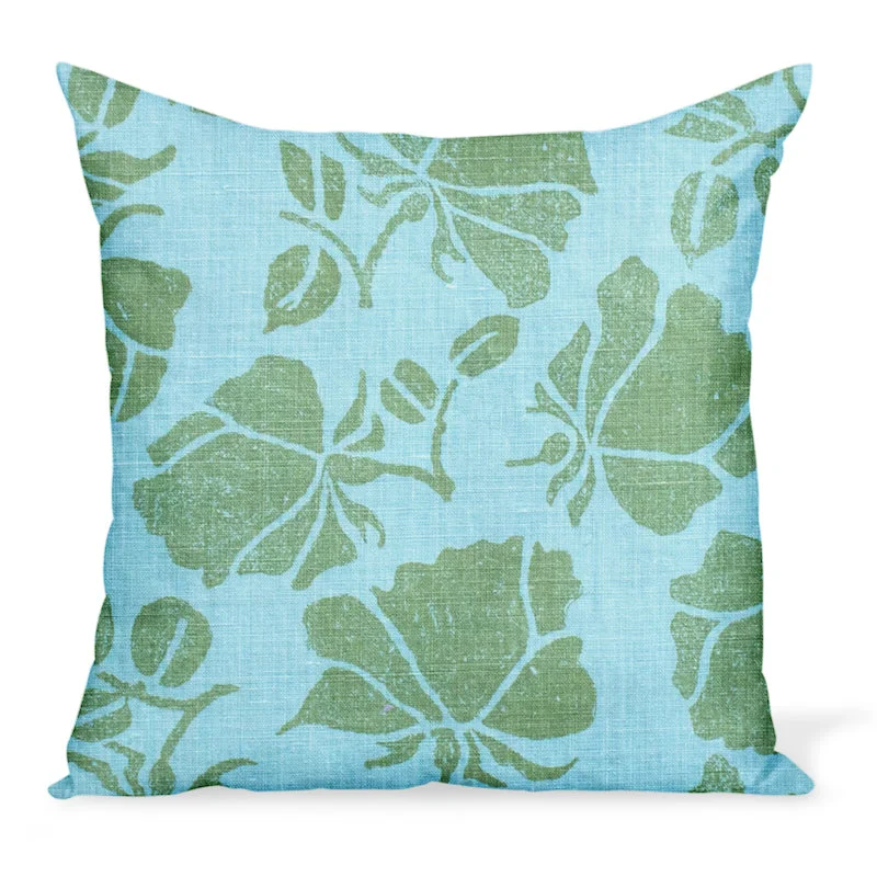 TIME-Limited Offer Peter Dunham Textiles Emilia in Blue/Green Pillow