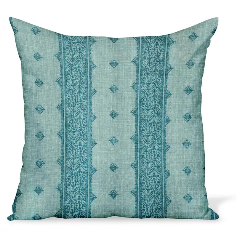 Lowest Prices Peter Dunham Textiles Fez Stripe in Blue/Blue Pillow