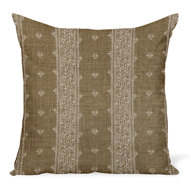 Best Choice Peter Dunham Textiles Fez Stripe in Bronze Pillow