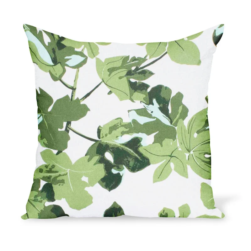 Daily Deals Peter Dunham Textiles Fig Leaf in Original on White Pillow