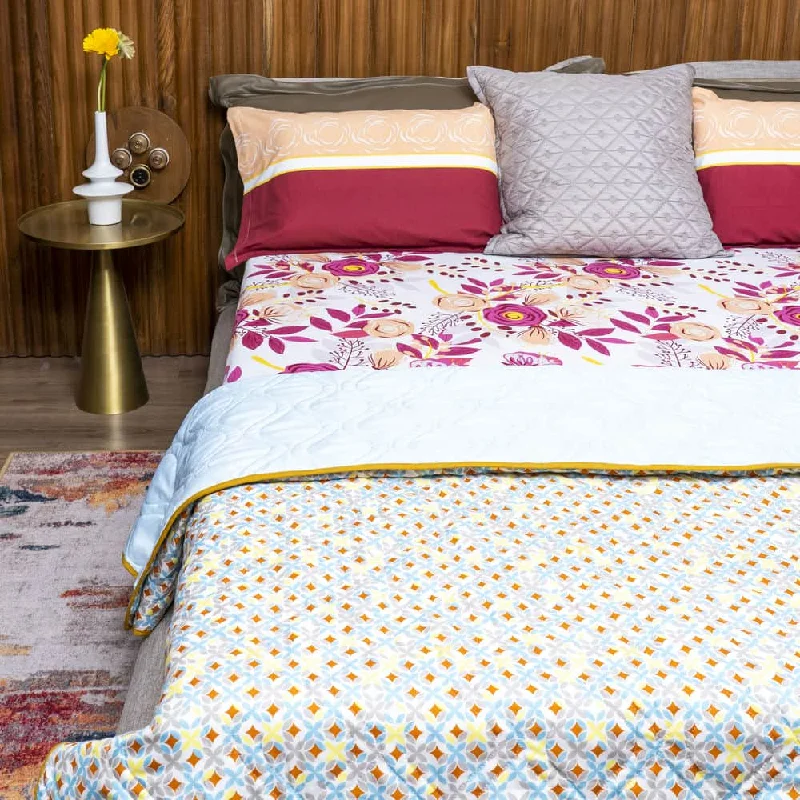 Weekend Deals to Brighten Your Day Cotton Bedsheet + AC Blanket Combo Pack - (Combo 6 - Earth Pink + Amsterdam Valley Pink) Weekend Deals to Brighten Your Day Cotton Bedsheet + AC Blanket Combo Pack - (Combo 6 - Earth Pink + Amsterdam Valley Pink)