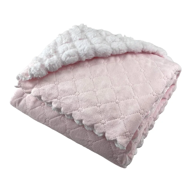 Weekend Offers That Amaze Plush Baby Blanket, Pink
