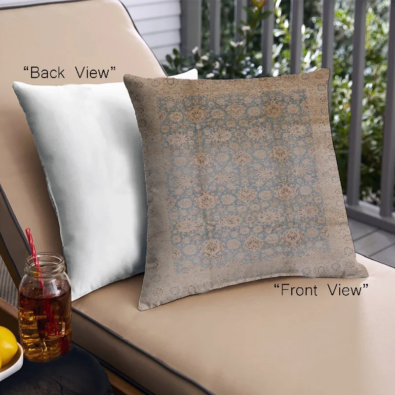While Supplies Last Mid-Century Modern Urban Indoor Outdoor Square Brown Throw Pillow, 18 inch by 18 inch, pwurb1054