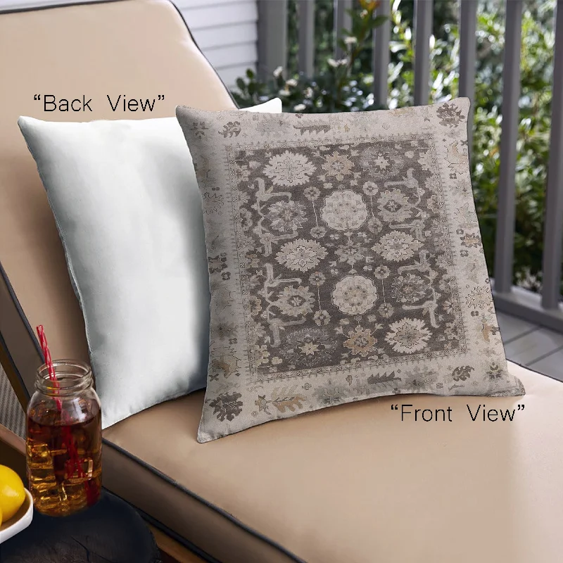 Weekend Savings Fiesta Mid-Century Modern Urban Indoor Outdoor Square Brown Throw Pillow, 18 inch by 18 inch, pwurb1635 Weekend Savings Fiesta Mid-Century Modern Urban Indoor Outdoor Square Brown Throw Pillow, 18 inch by 18 inch, pwurb1635