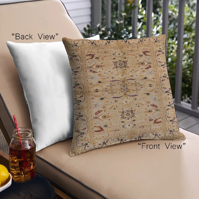 Weekend Deals to Brighten Your Day Mid-Century Modern Urban Indoor Outdoor Square Brown Sand Brown Throw Pillow, 18 inch by 18 inch, pwurb3012 Weekend Deals to Brighten Your Day Mid-Century Modern Urban Indoor Outdoor Square Brown Sand Brown Throw Pillow, 18 inch by 18 inch, pwurb3012
