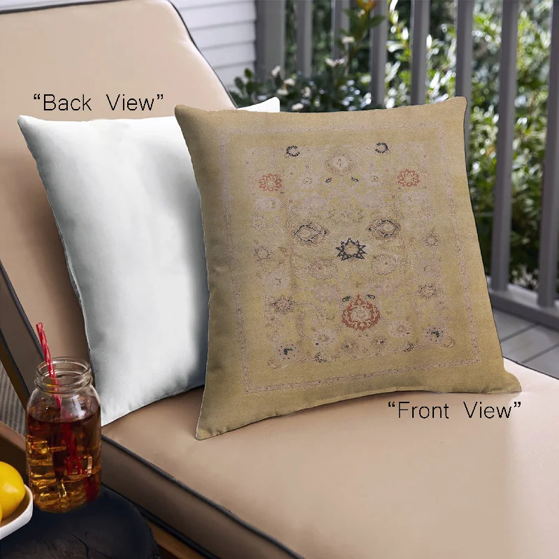 Weekend Specials to Enjoy Mid-Century Modern Urban Indoor Outdoor Square Brown Sand Brown Throw Pillow, 18 inch by 18 inch, pwurb3043 Weekend Specials to Enjoy Mid-Century Modern Urban Indoor Outdoor Square Brown Sand Brown Throw Pillow, 18 inch by 18 inch, pwurb3043