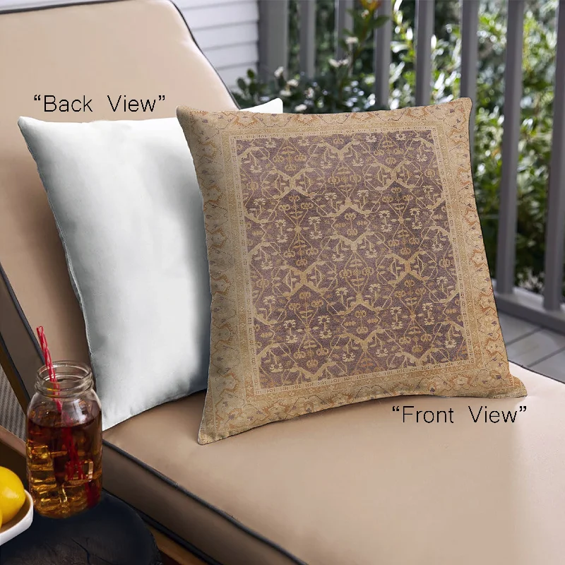 Stock Clearance Mid-Century Modern Urban Indoor Outdoor Square Brown Sand Brown Throw Pillow, 18 inch by 18 inch, pwurb525 Stock Clearance Mid-Century Modern Urban Indoor Outdoor Square Brown Sand Brown Throw Pillow, 18 inch by 18 inch, pwurb525