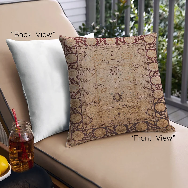 Midnight Sale Mid-Century Modern Urban Indoor Outdoor Square Brown Sand Brown Throw Pillow, 18 inch by 18 inch, pwurb629 Midnight Sale Mid-Century Modern Urban Indoor Outdoor Square Brown Sand Brown Throw Pillow, 18 inch by 18 inch, pwurb629