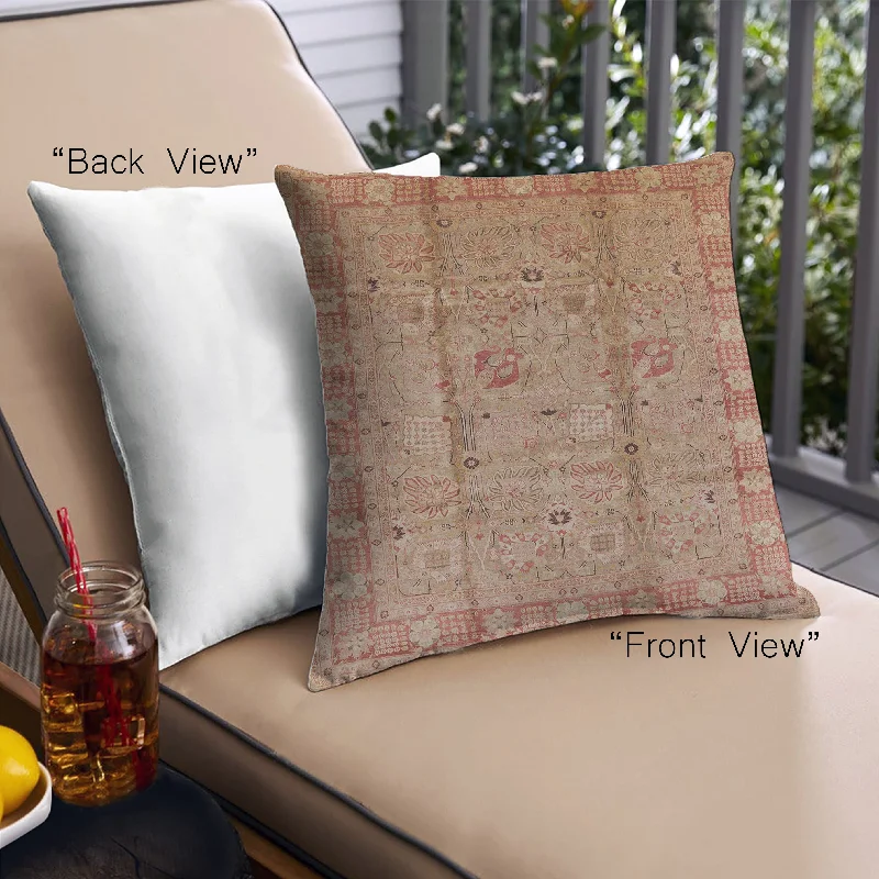 Price Smash Mid-Century Modern Urban Indoor Outdoor Square Brown Sand Brown Throw Pillow, 18 inch by 18 inch, pwurb653 Price Smash Mid-Century Modern Urban Indoor Outdoor Square Brown Sand Brown Throw Pillow, 18 inch by 18 inch, pwurb653