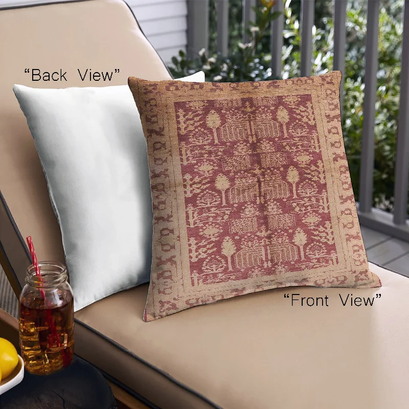 The Best Prices Mid-Century Modern Urban Indoor Outdoor Square Brown Sand Brown Throw Pillow, 18 inch by 18 inch, pwurb840 The Best Prices Mid-Century Modern Urban Indoor Outdoor Square Brown Sand Brown Throw Pillow, 18 inch by 18 inch, pwurb840