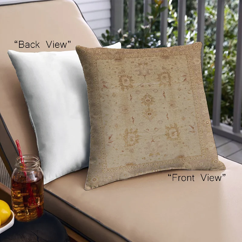 Final Sale Mid-Century Modern Urban Indoor Outdoor Square Brown Sand Brown Throw Pillow, 18 inch by 18 inch, pwurb856 Final Sale Mid-Century Modern Urban Indoor Outdoor Square Brown Sand Brown Throw Pillow, 18 inch by 18 inch, pwurb856