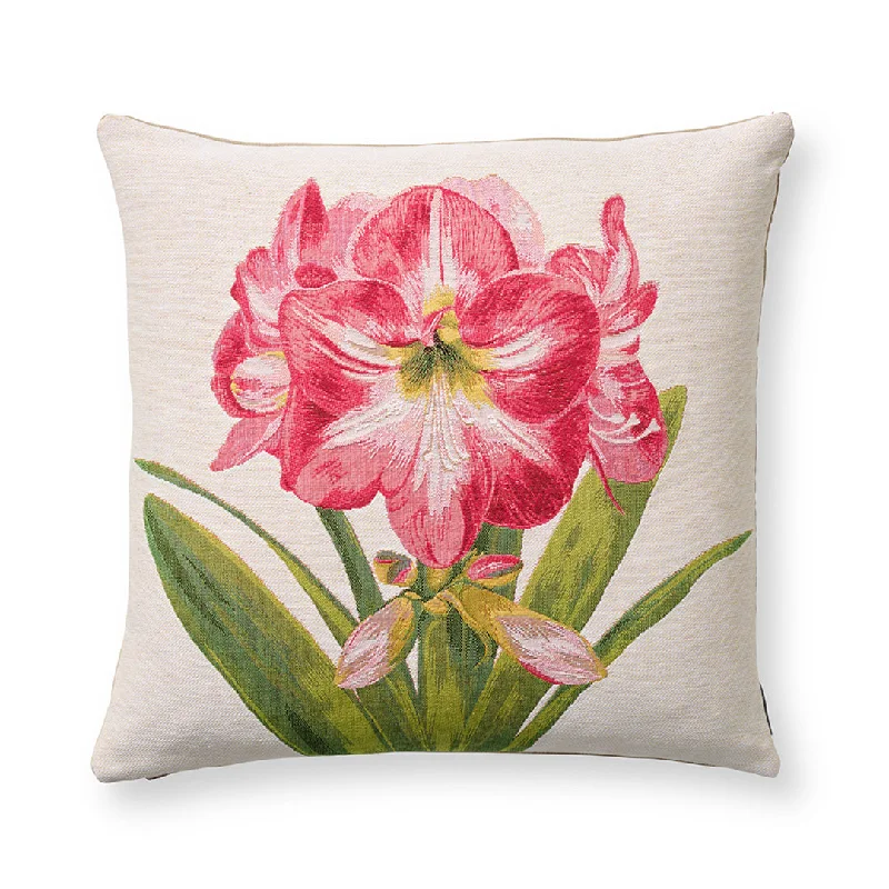 Special Buy Amaryllis Pillow, Single Flower