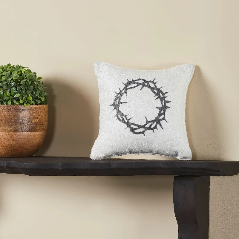 Clearance Event Risen Crown of Thorns Pillow 6x6