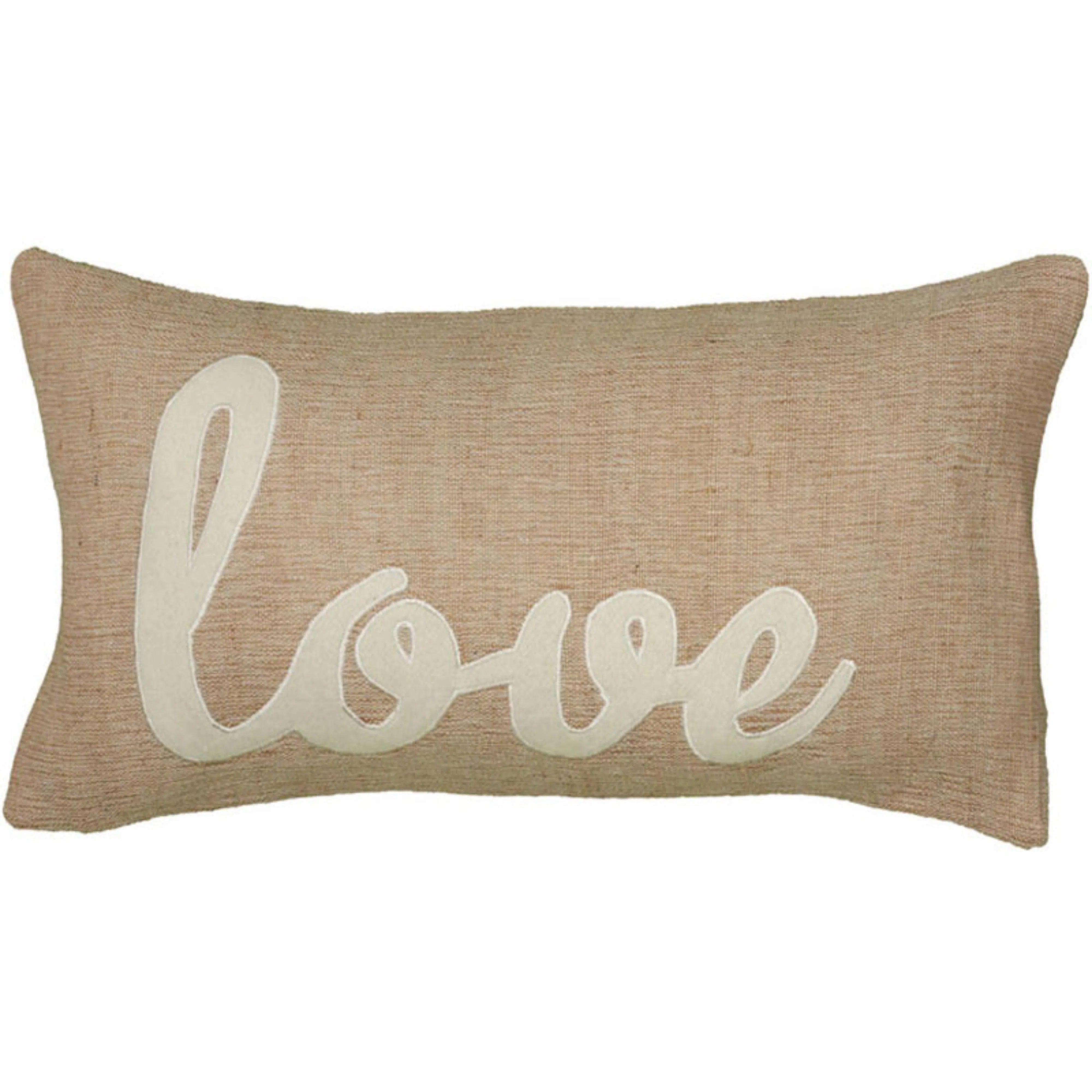 Act Fast Ronny Word Lumbar Pillow With Insert