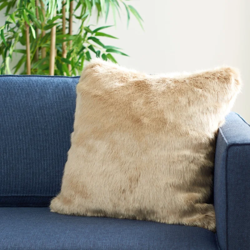 Discount Mania Safavieh Adanna Fur Pillow