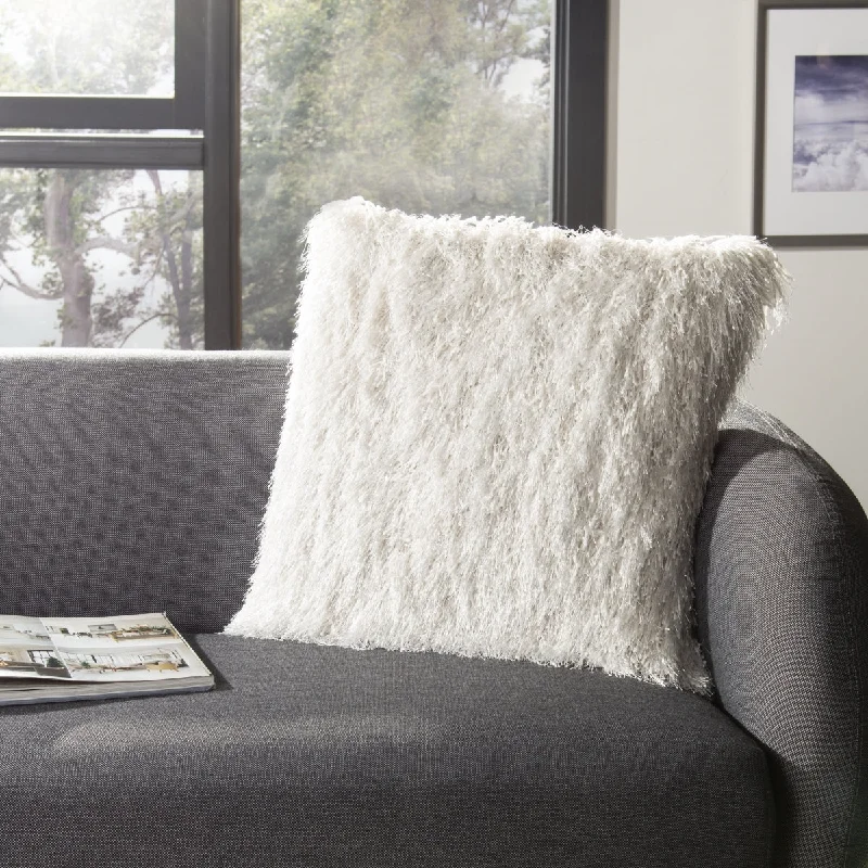 The Best Deals Of The Week Are Here Safavieh Shag Modish Metallic Pillow