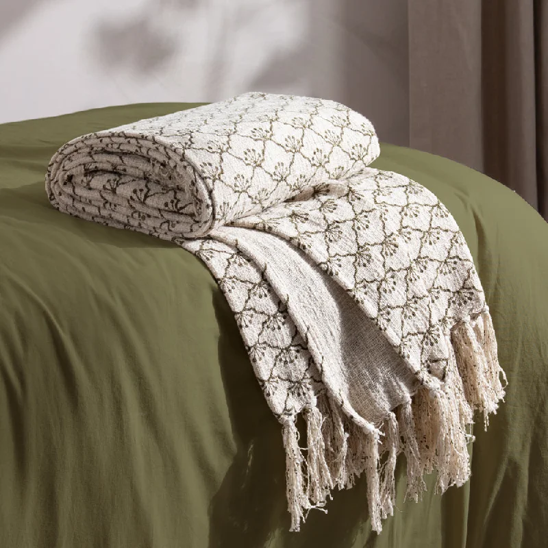 Weekend Specials to Relish Saku Throw Olive