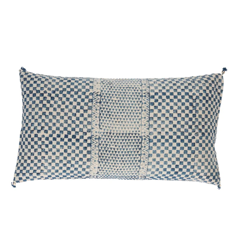 Weekend Offers That Shine Samburu Indigo Lumbar Pillow Cover